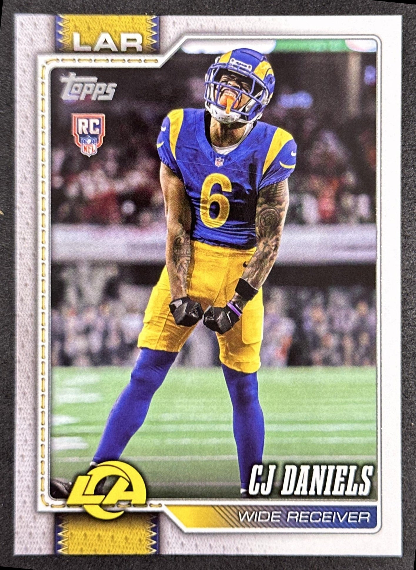 CJ Daniels 2026 Topps Flagship Rookie Rams Sports Trading Cards