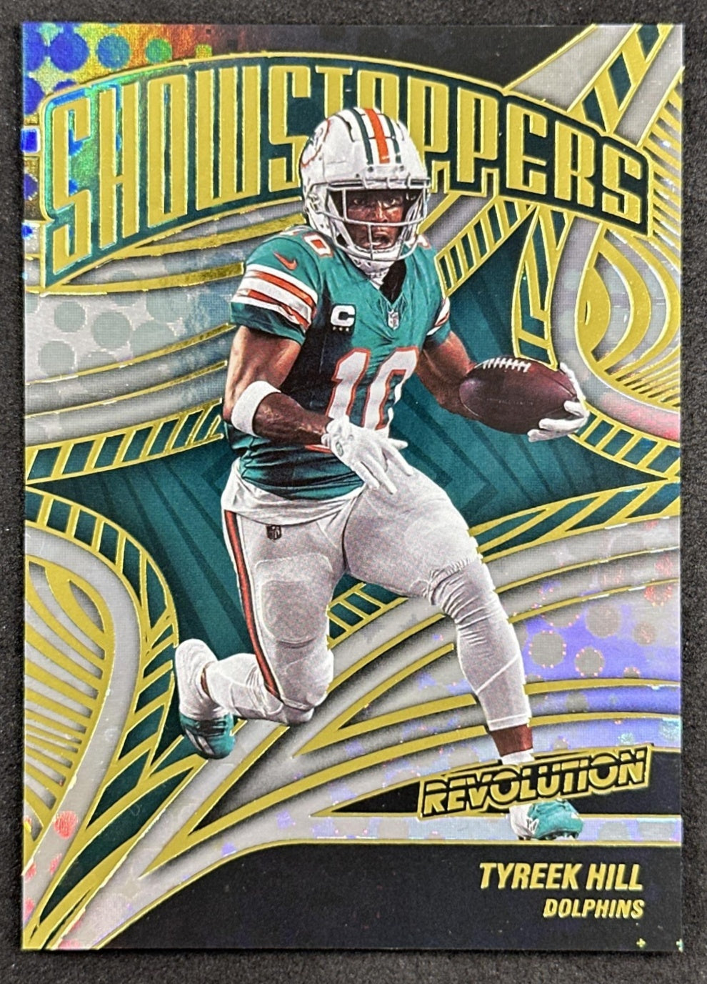 Tyreek Hill 2025 Panini Revolution Showstoppers Dolphins front