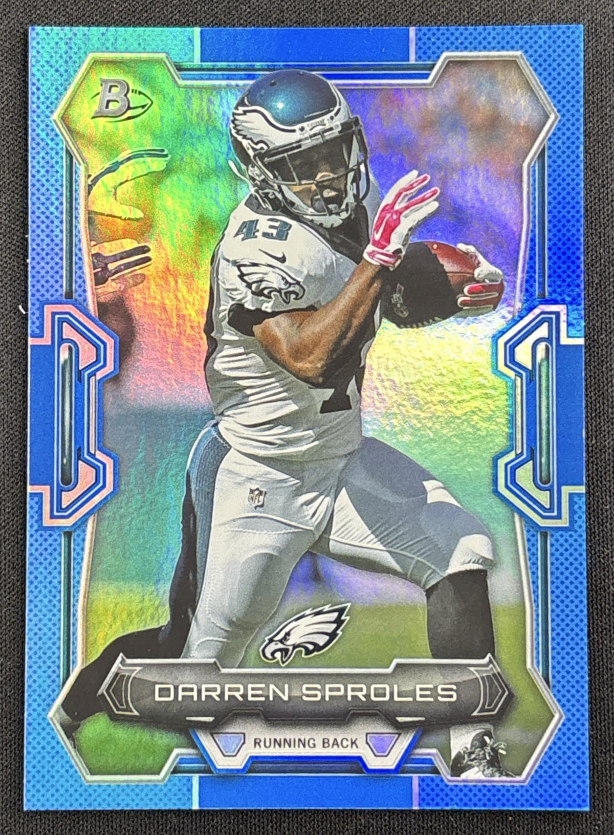 Darren Sproles 2015 Bowman Veterans Blue /99 Eagles