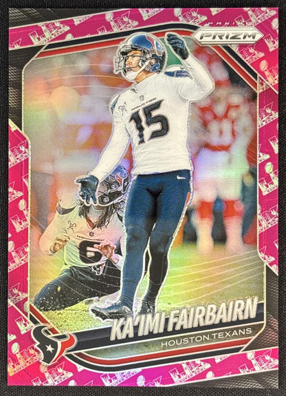 Ka'imi Fairbairn 2025 Panini Prizm Super Bowl LX /60 Texans