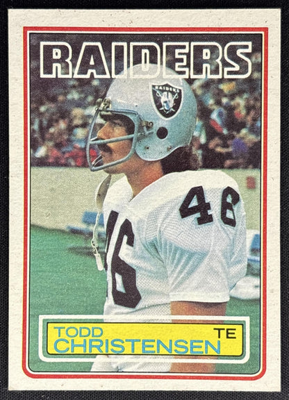Todd Christensen 1983 Topps Raiders