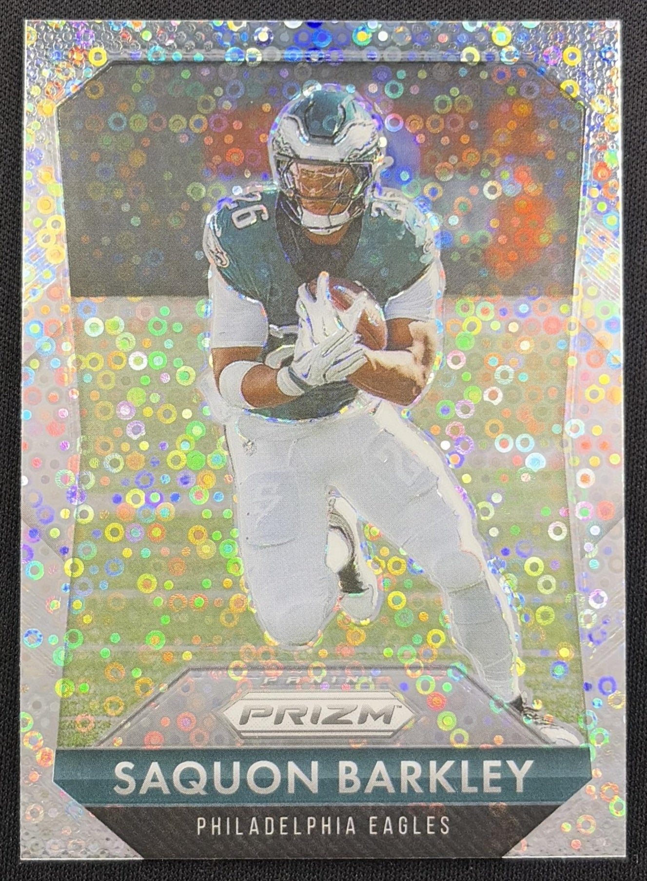 Saquon Barkley 2025 Panini Prizm Flashback No Huddle Eagles Philadelphia Eagles