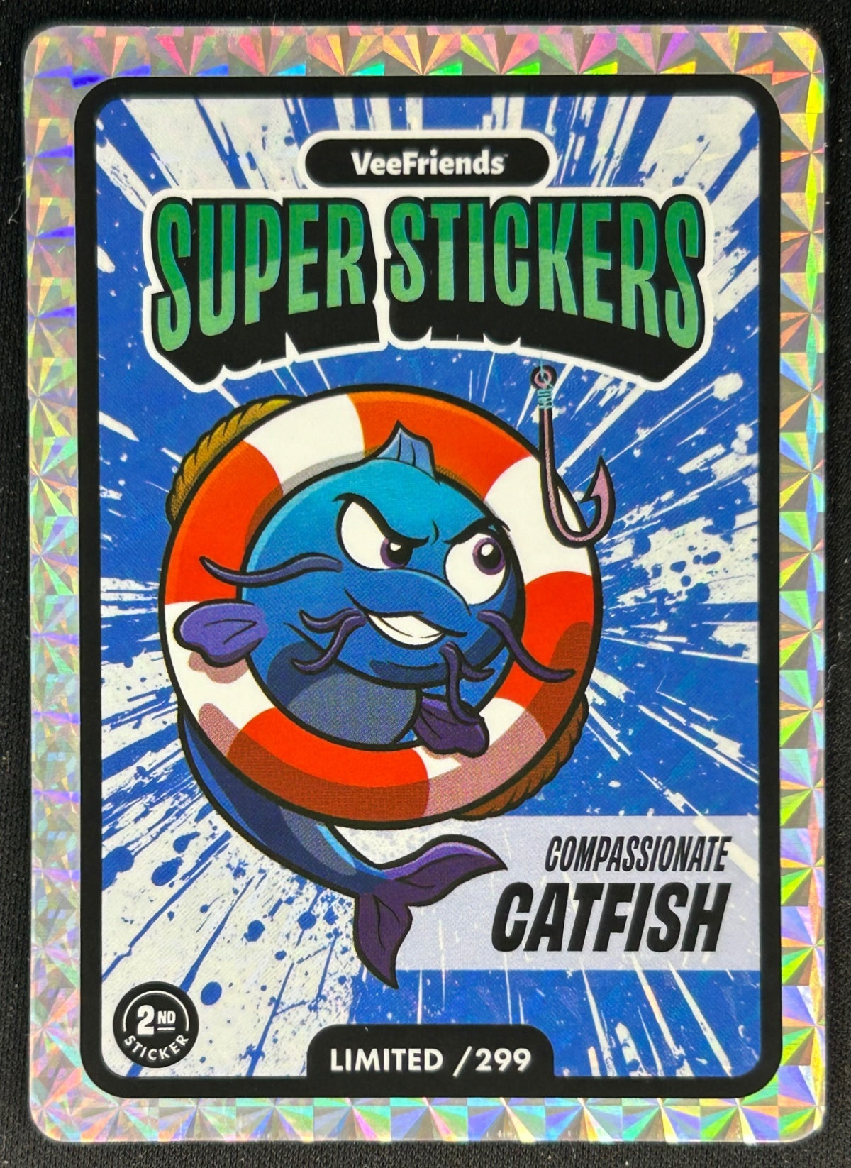 Compassionate Catfish 2025 VeFriends /299 Super Stickers