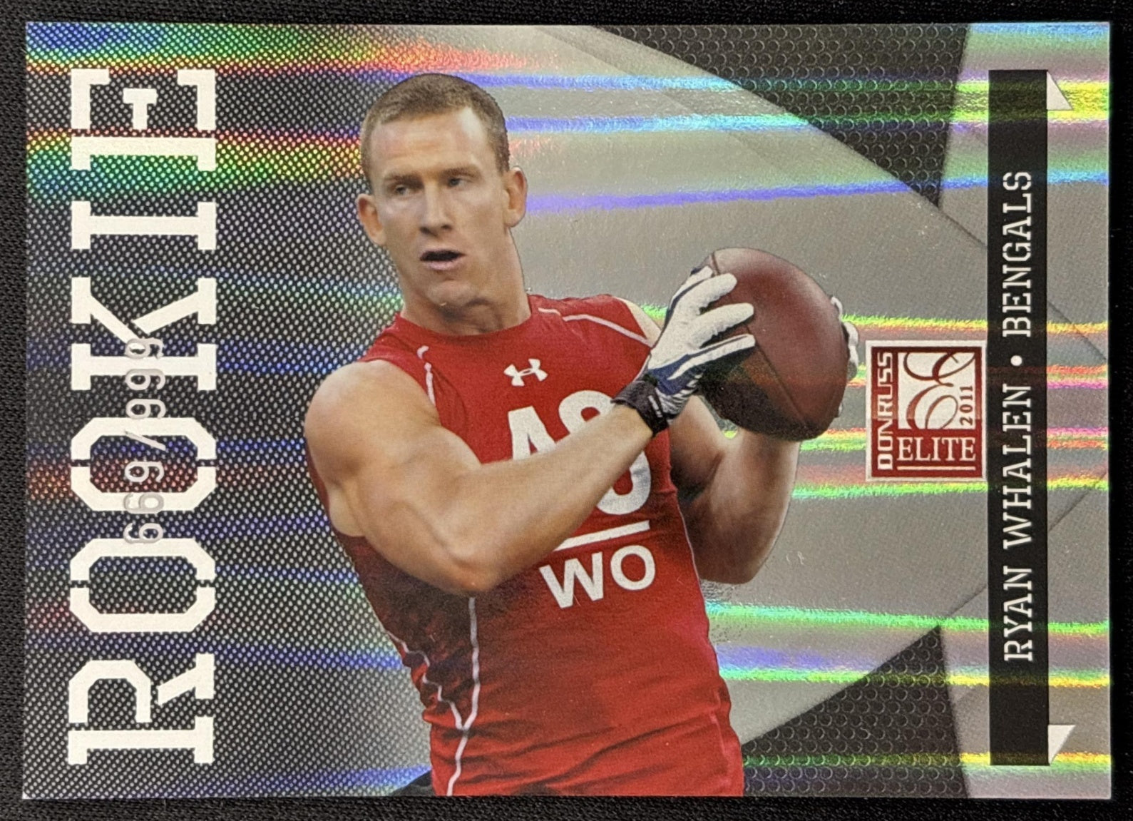 Ryan Whalen 2011 Panini Donruss Elite /999 Bengals front