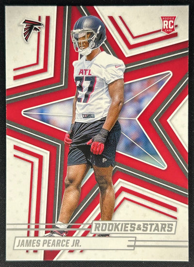 James Pearce Jr. 2025 Panini Rookies & Stars Falcons Sports Trading Cards