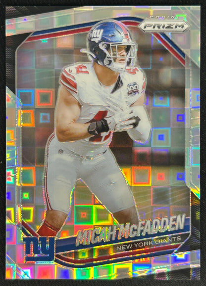 Micah McFadden 2025 Panini Prizm Pandora /400 Giants Sports Trading Cards