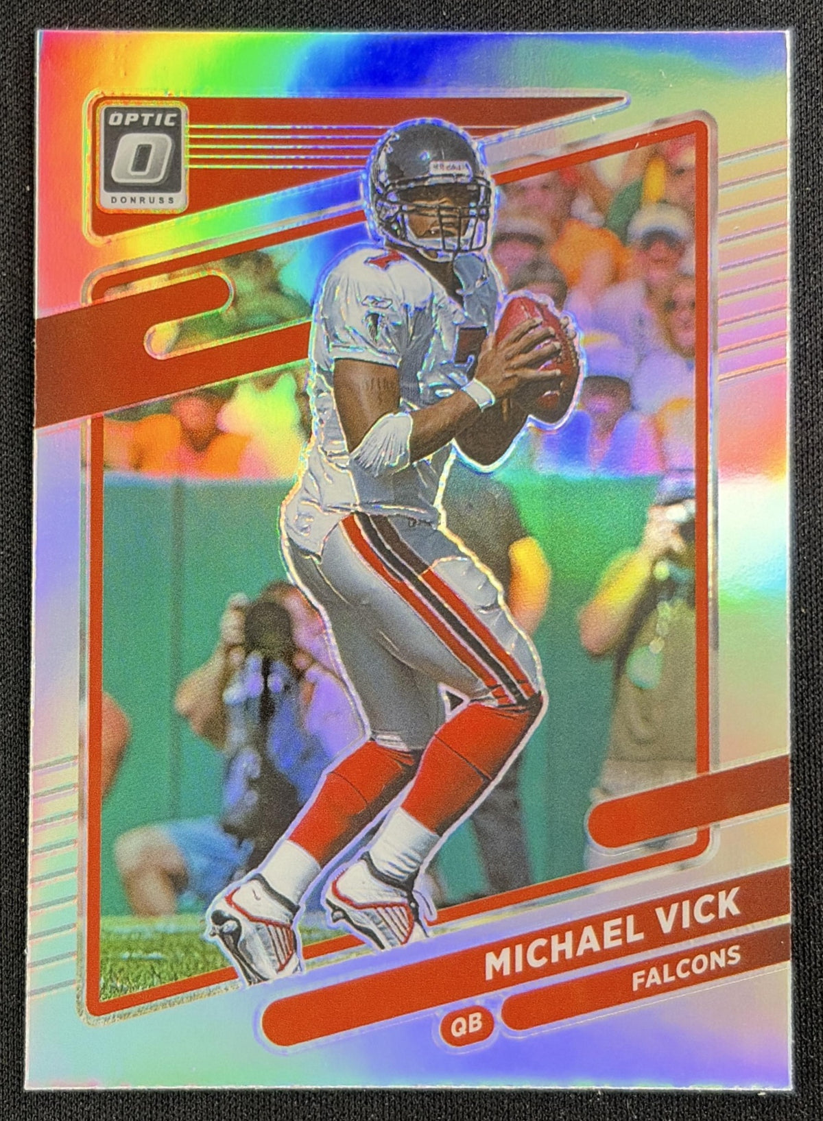 Michael Vick 2021 Panini Donruss Optic Holo Falcons - Front