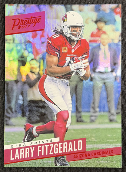 Larry Fitzgerald 2017 Panini Prestige Xtra Points Red Cardinals Sports Trading Card