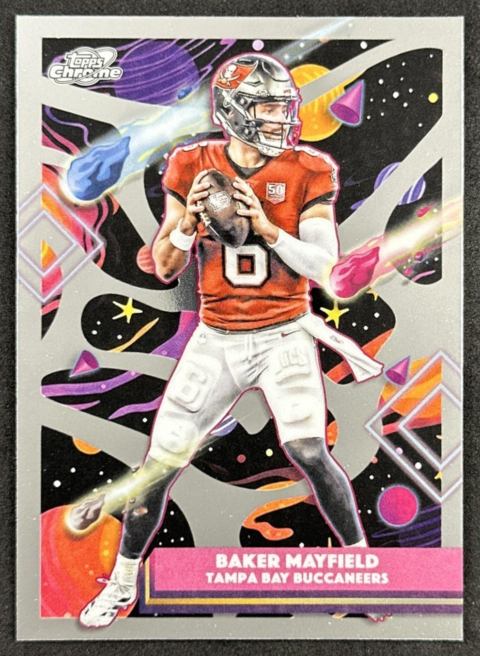 Baker Mayfield 2025 Topps Cosmic Chrome Buccaneers front