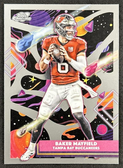 Baker Mayfield 2025 Topps Cosmic Chrome Buccaneers Sports Trading Cards