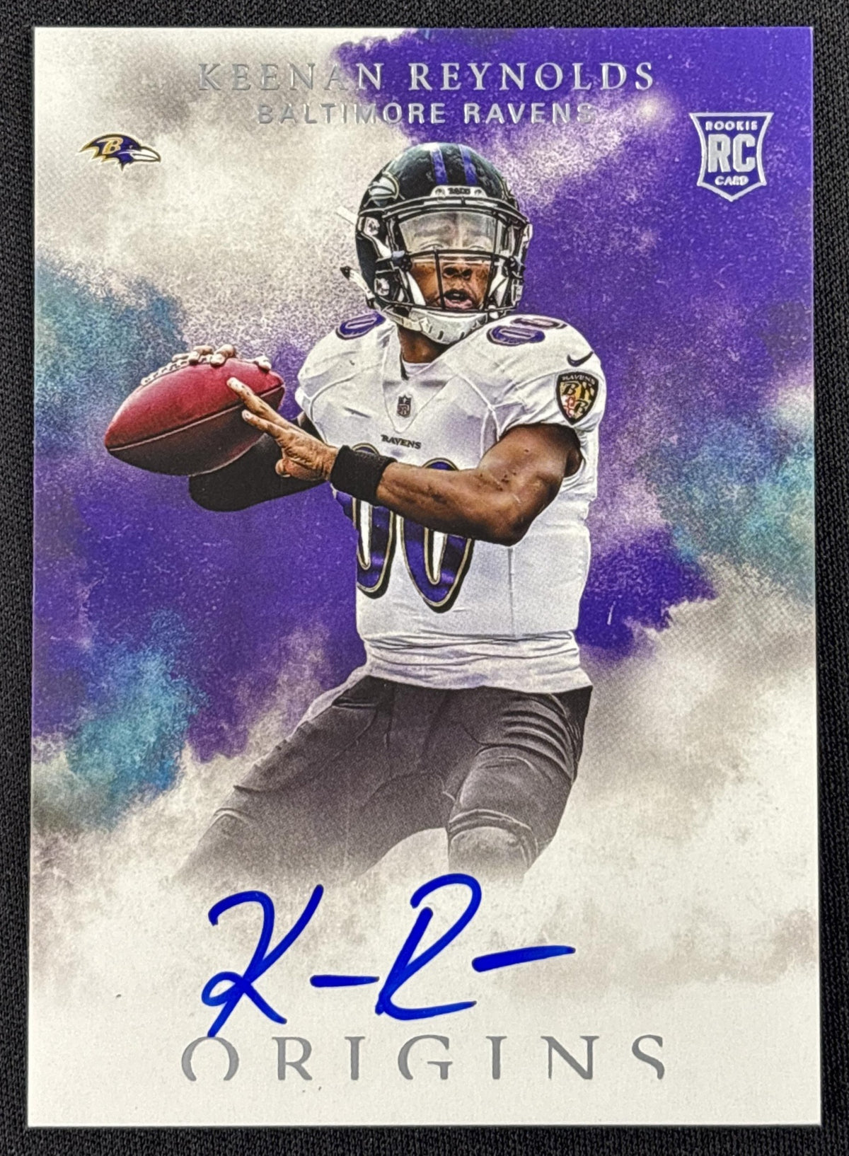 Keenan Reynolds 2016 Panini Origins Rookie Auto Ravens