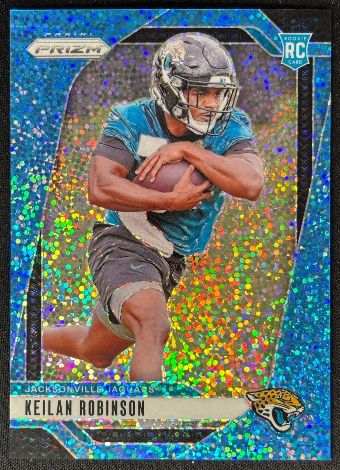 Keilan Robinson 2024 Prizm Blue Sparkle /96 Jaguars - Front