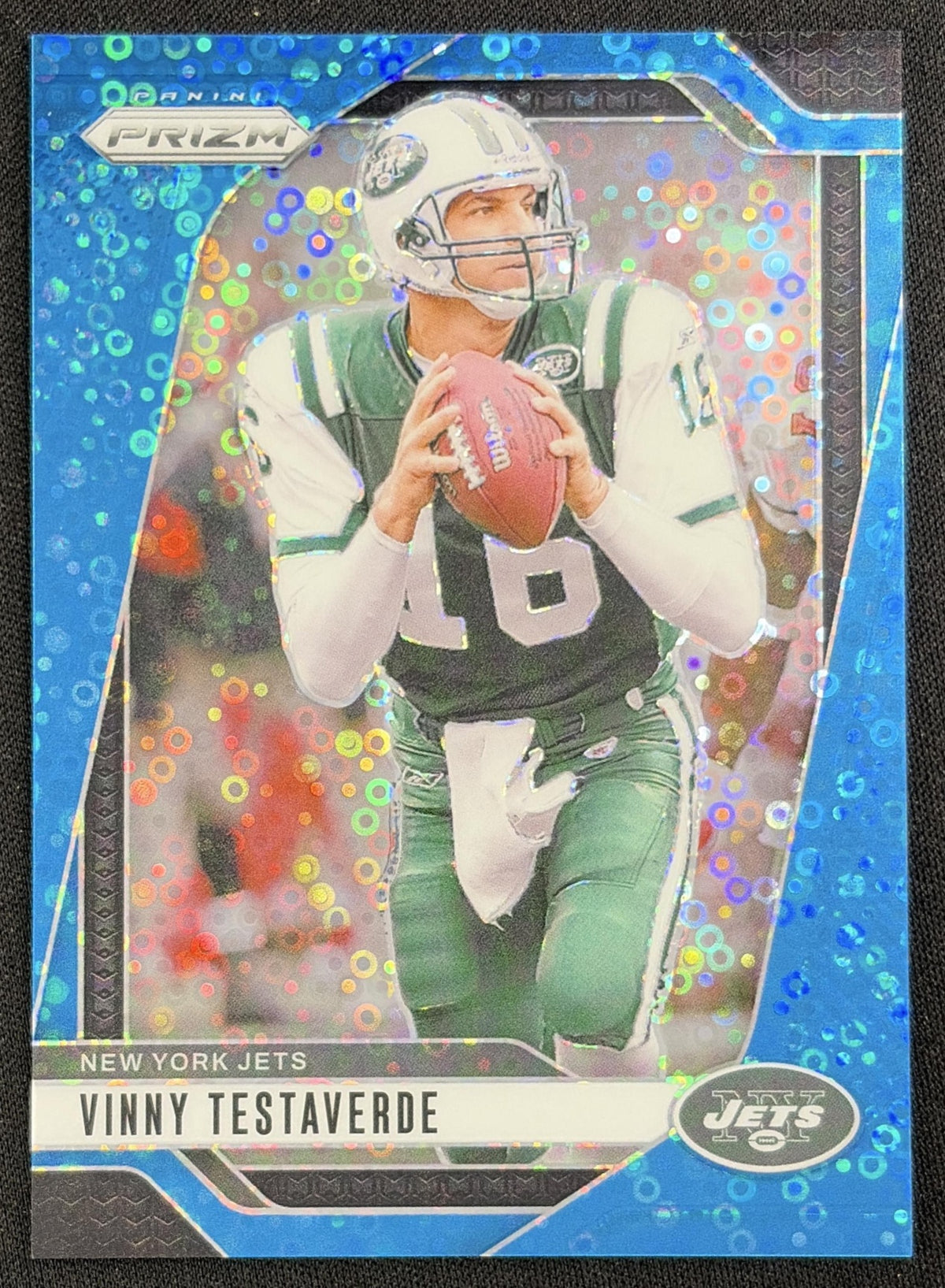 Vinny Testaverde 2024 Panini Prizm No Huddle Blue /99 Jets