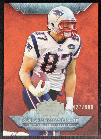 Rob Gronkowski 2012 Topps Triple Threads /989 Patriots front