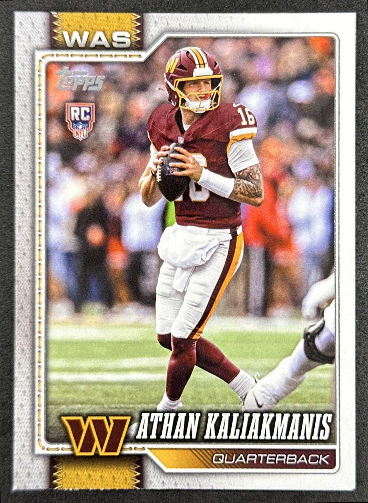 Athan Kaliakmanis 2026 Topps Flagship Rookie Commanders Sports Trading Cards