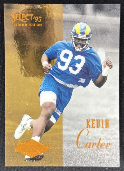 Kevin Carter 1995 Pinnacle Select Certified Rams Sports Trading Card