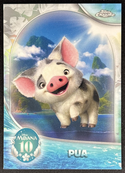 Pua 2026 Topps Chrome Disney Moana 10th Anniversary front