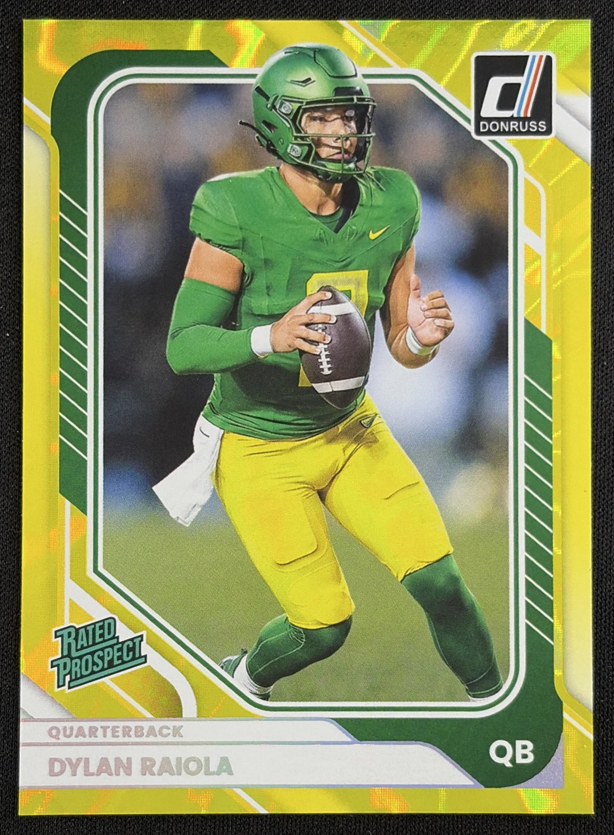 Dylan Raiola 2026 Panini Donruss Lighting Ducks