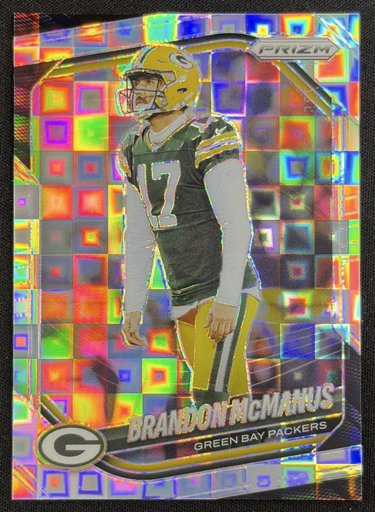 Brandon McManus 2025 Panini Prizm Pandora /400 Packers Sports Trading Card