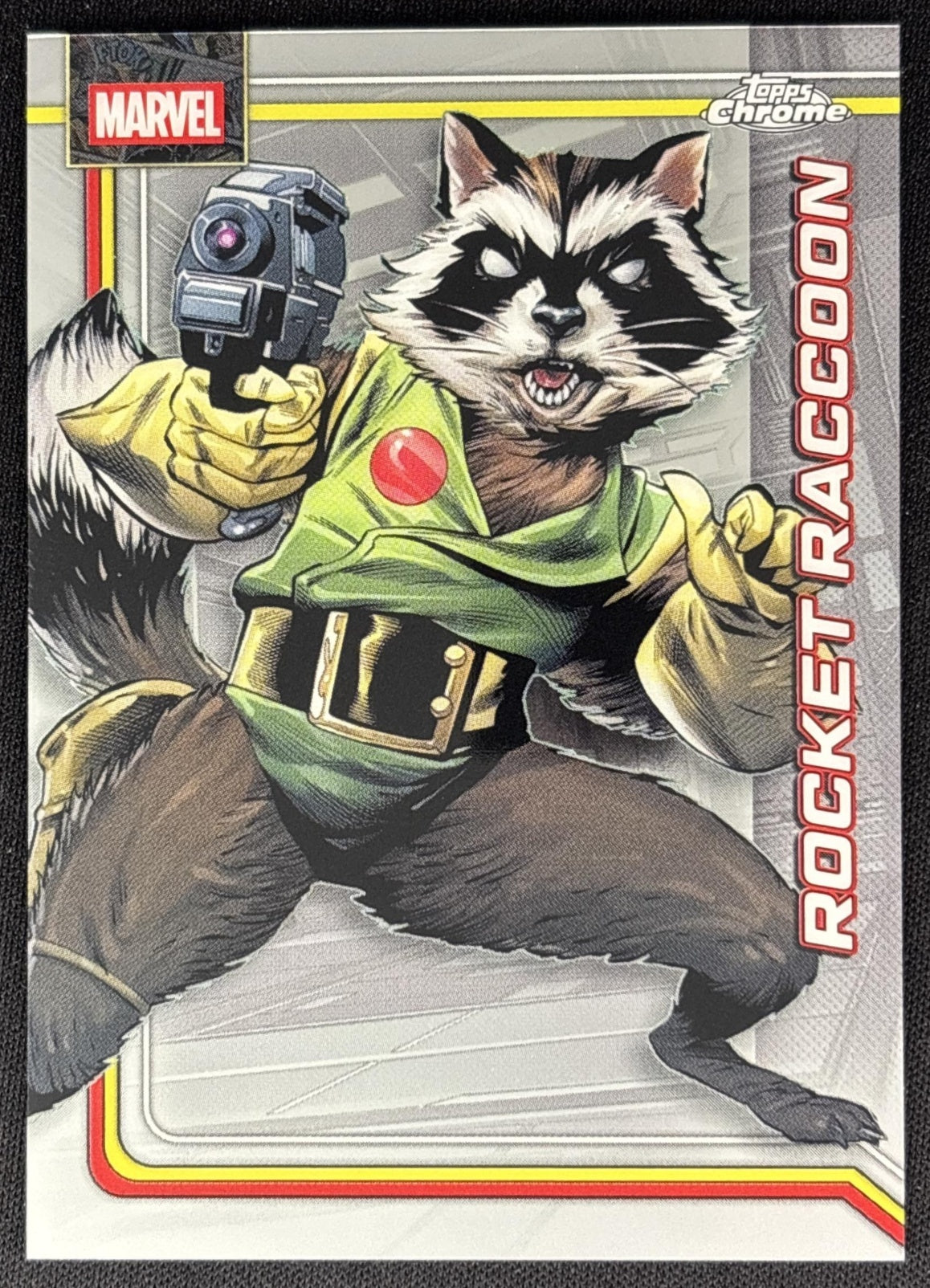 Rocket Raccoon 2026 Topps Chrome Marvel Comics front