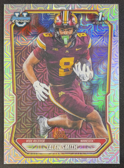 Jalen Smith 2026 Bowman Chrome Prospects Mojo Refractor Golden Gophers Sports Trading Card