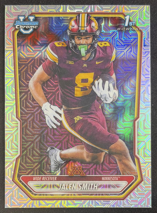 Jalen Smith 2026 Bowman Chrome Prospects Mojo Refractor Golden Gophers