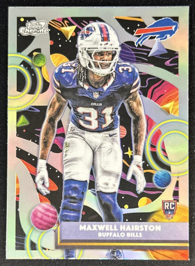 Maxwell Hairston 2025 Topps Cosmic Chrome Refractor Bills