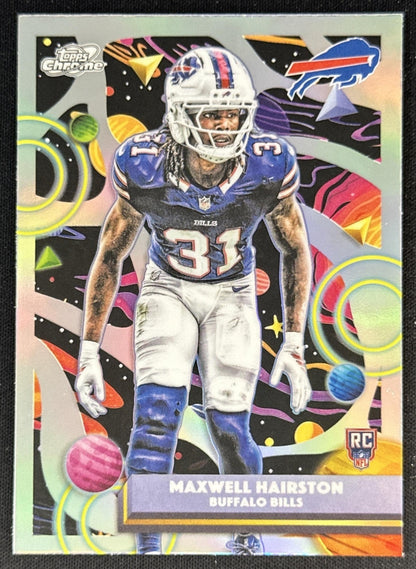 Maxwell Hairston 2025 Topps Cosmic Chrome Refractor Bills
