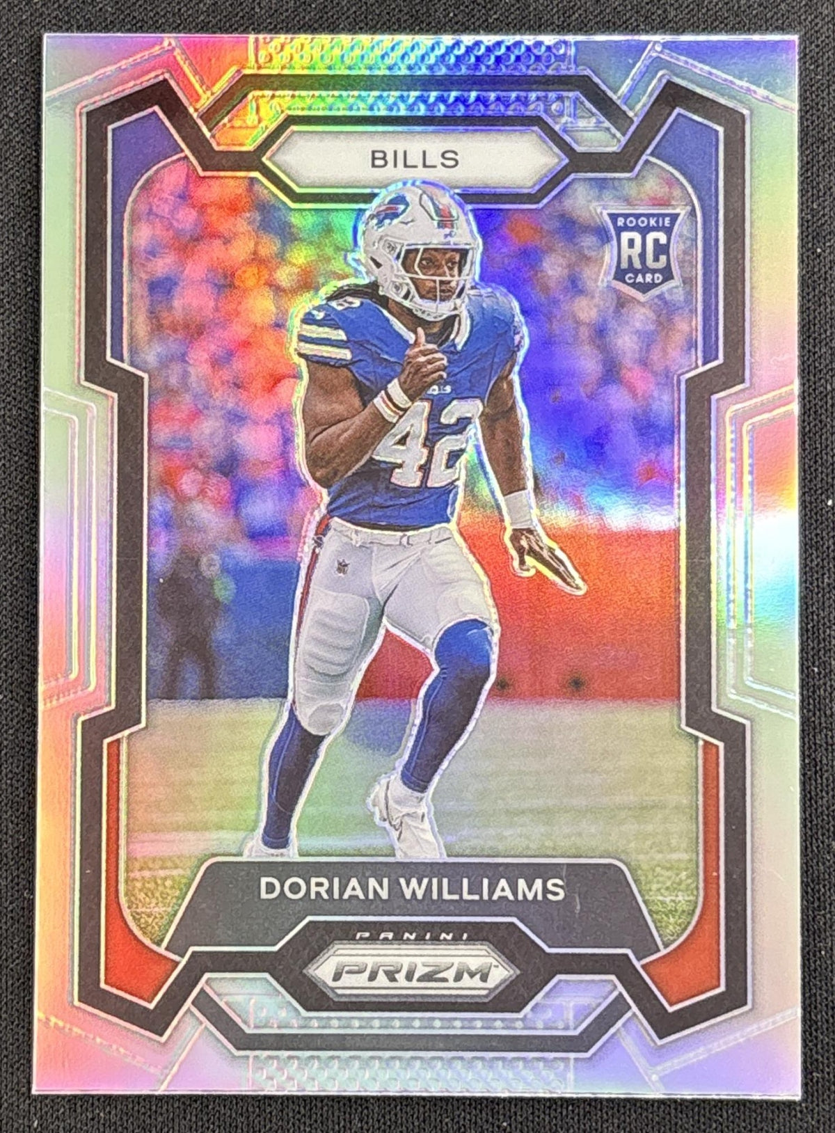 Dorian Williams 2023 Panini Prizm Silver Bills Sports Trading Card