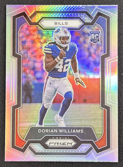 Dorian Williams 2023 Panini Prizm Silver Bills Sports Trading Card