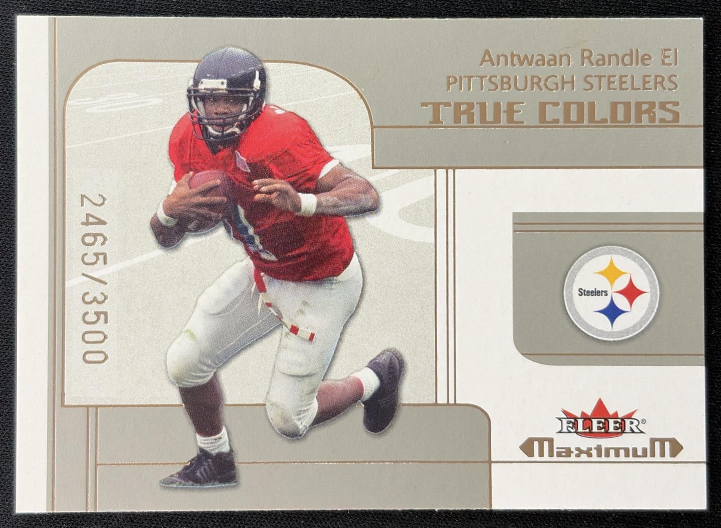Antwaan Randle El 2002 Fleer Maximum /3500 Steelers front