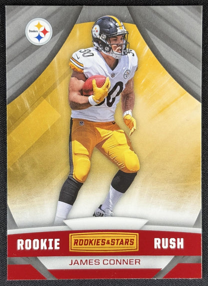 James Conner 2017 Panini Rookies & Stars Rookie Rush Steelers