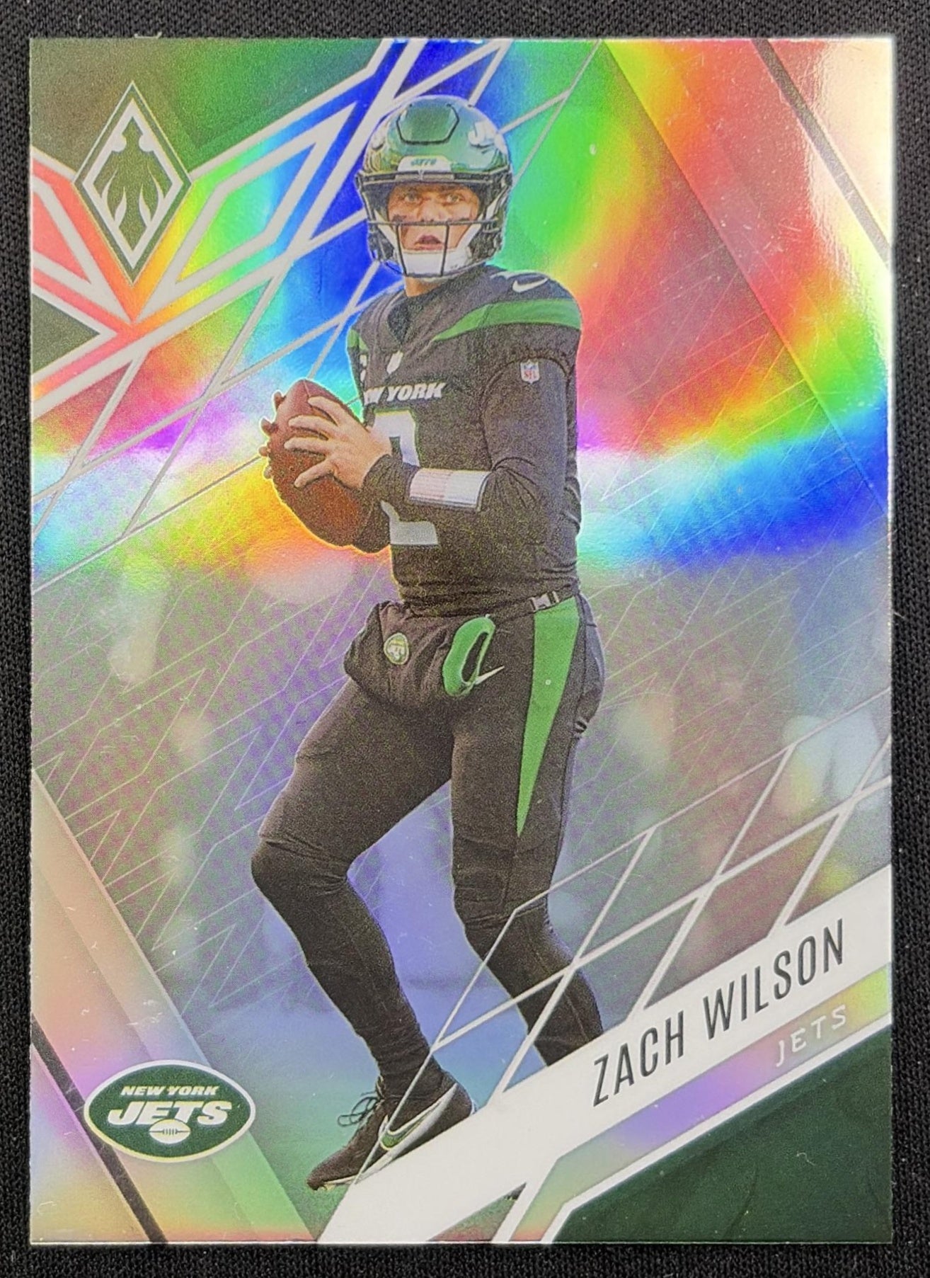 Zach Wilson 2022 Panini Phoenix Silver Jets front