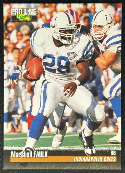 Marshall Faulk 1995 Pro Line Colts