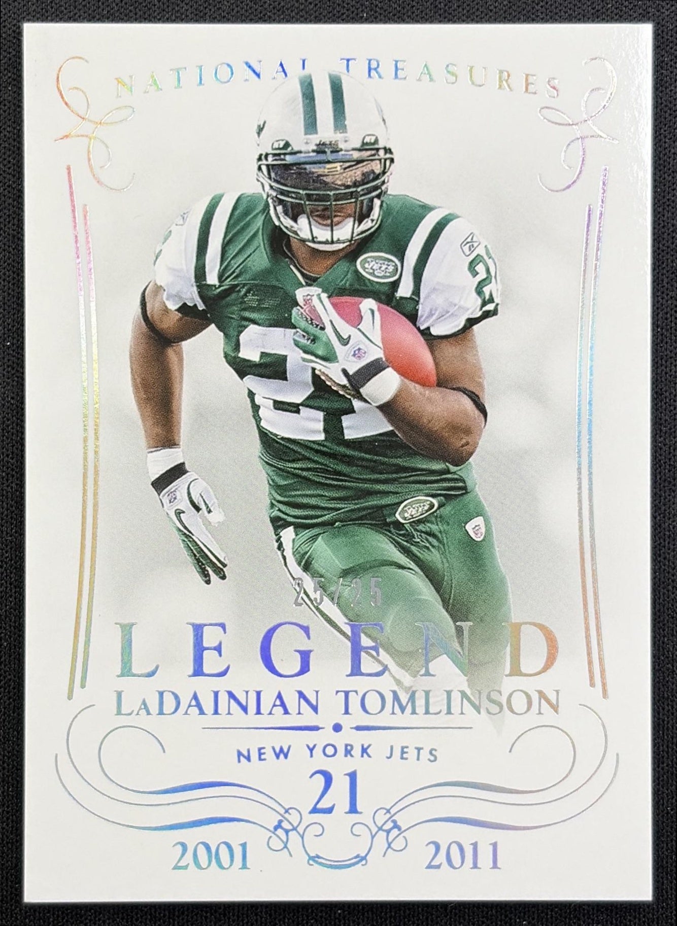 LaDainian Tomlinson 2015 Panini National Treasures Holo Silver /25 Chargers