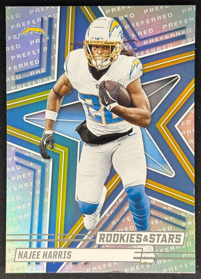 Najee Harris 2025 Rookies & Stars Preferred Chargers Sports Trading Card