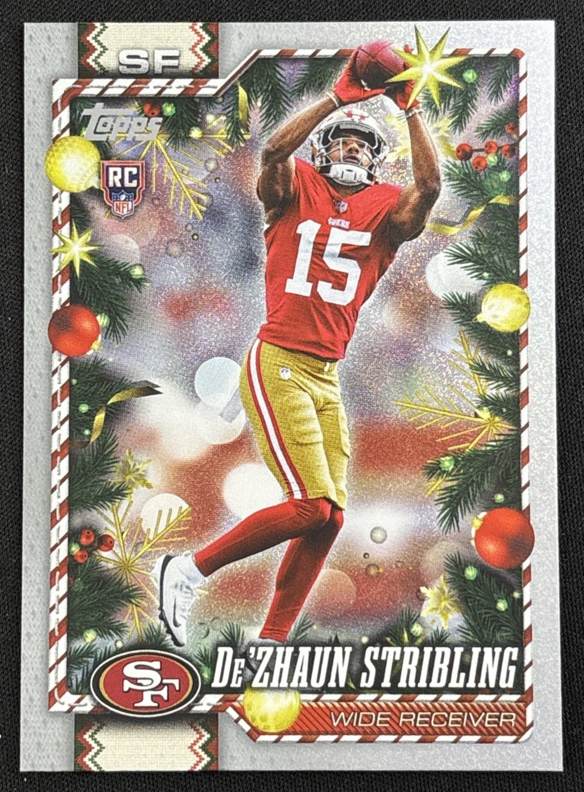 De'Zhaun Stribling 2026 Topps Holiday Glitter 49ers