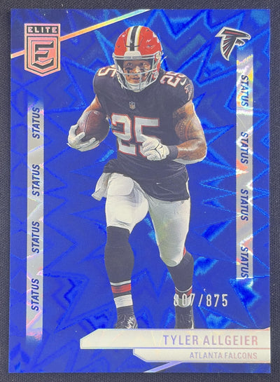 Tyler Allgeier 2024 Panini Donruss Elite Status Explosion /875 Falcons
