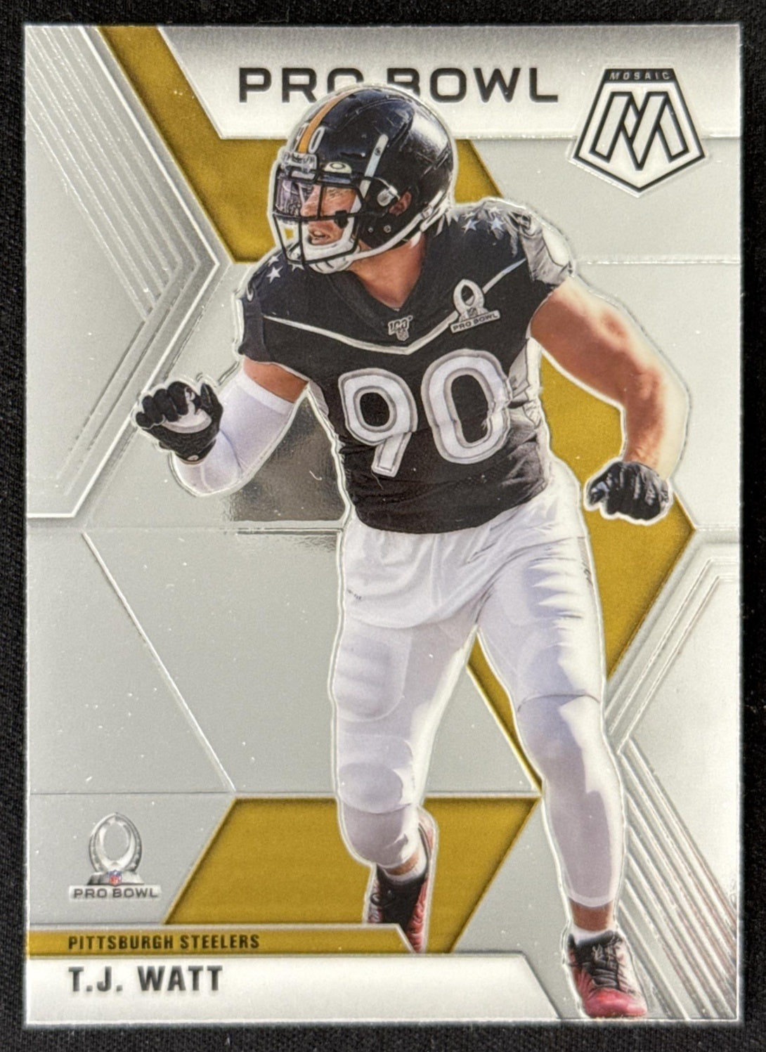 T.J. Watt 2020 Panini Mosaic Steelers Sports Trading Card