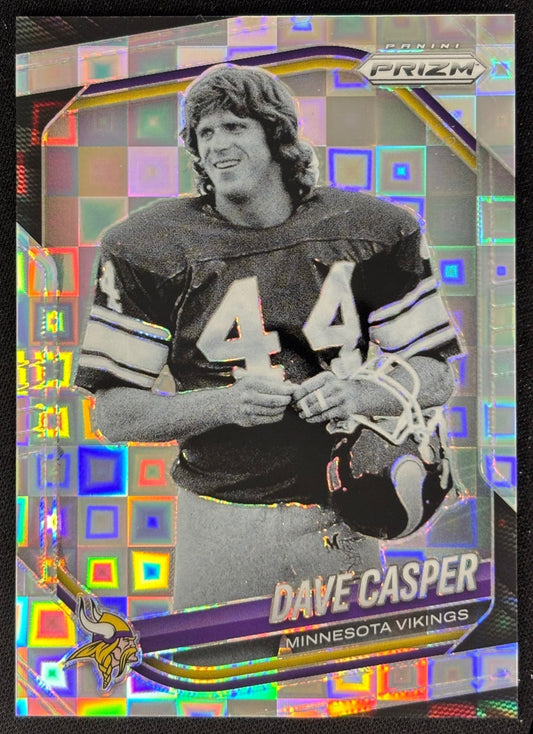 Dave Casper 2025 Prizm Pandora /400 Vikings Sports Trading Cards