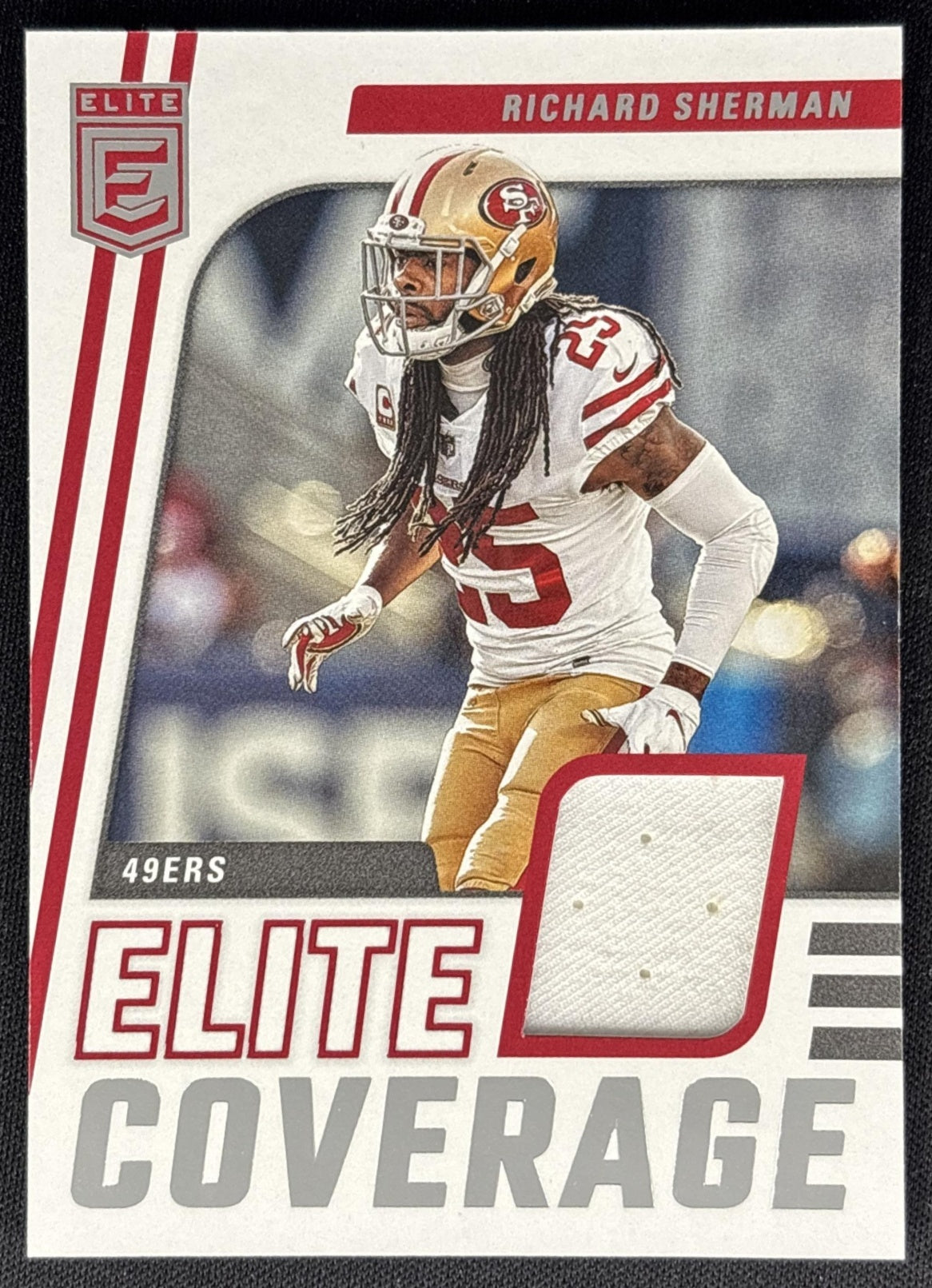 Richard Sherman 2022 Panini Donruss Elite Coverage 49ers Sports Trading Cards