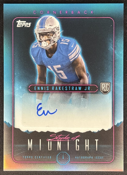 Ennis Rakestraw Jr. 2024 Topps Midnight Stroke of Auto Lions 3 Default Title Sports Trading Cards