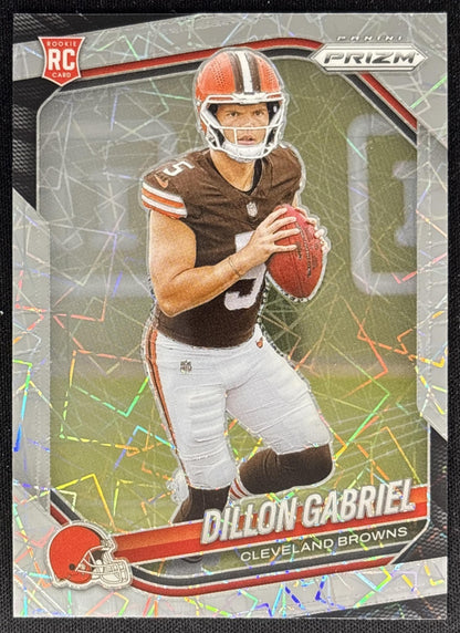 Dillon Gabriel 2025 Panini Prizm Lazer Browns Sports Trading Cards