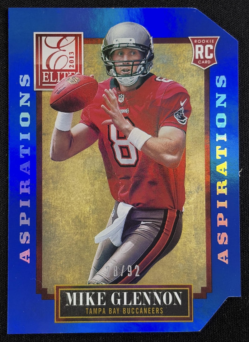 Mike Glennon 2013 Panini Elite Aspirations Die Cut /92 Buccaneers