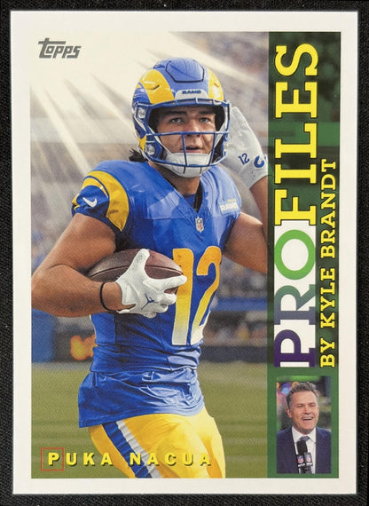 Puka Nacua 2026 Topps Profiles Rams front