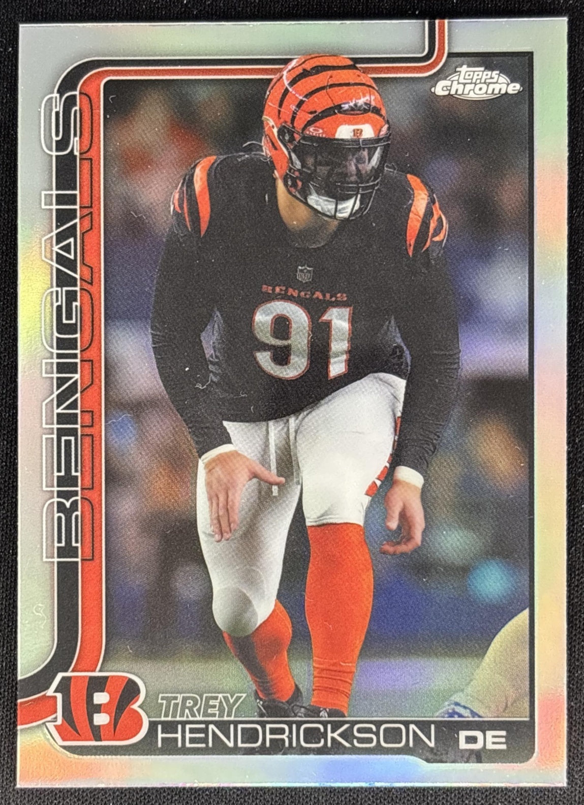 Trey Hendrickson 2025 Topps Chrome Refractor Bengals Default Title Sports Trading Cards