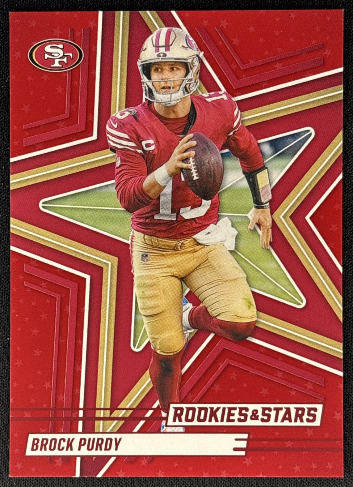 Brock Purdy 2025 Panini Rookies & Stars Red 49ers front