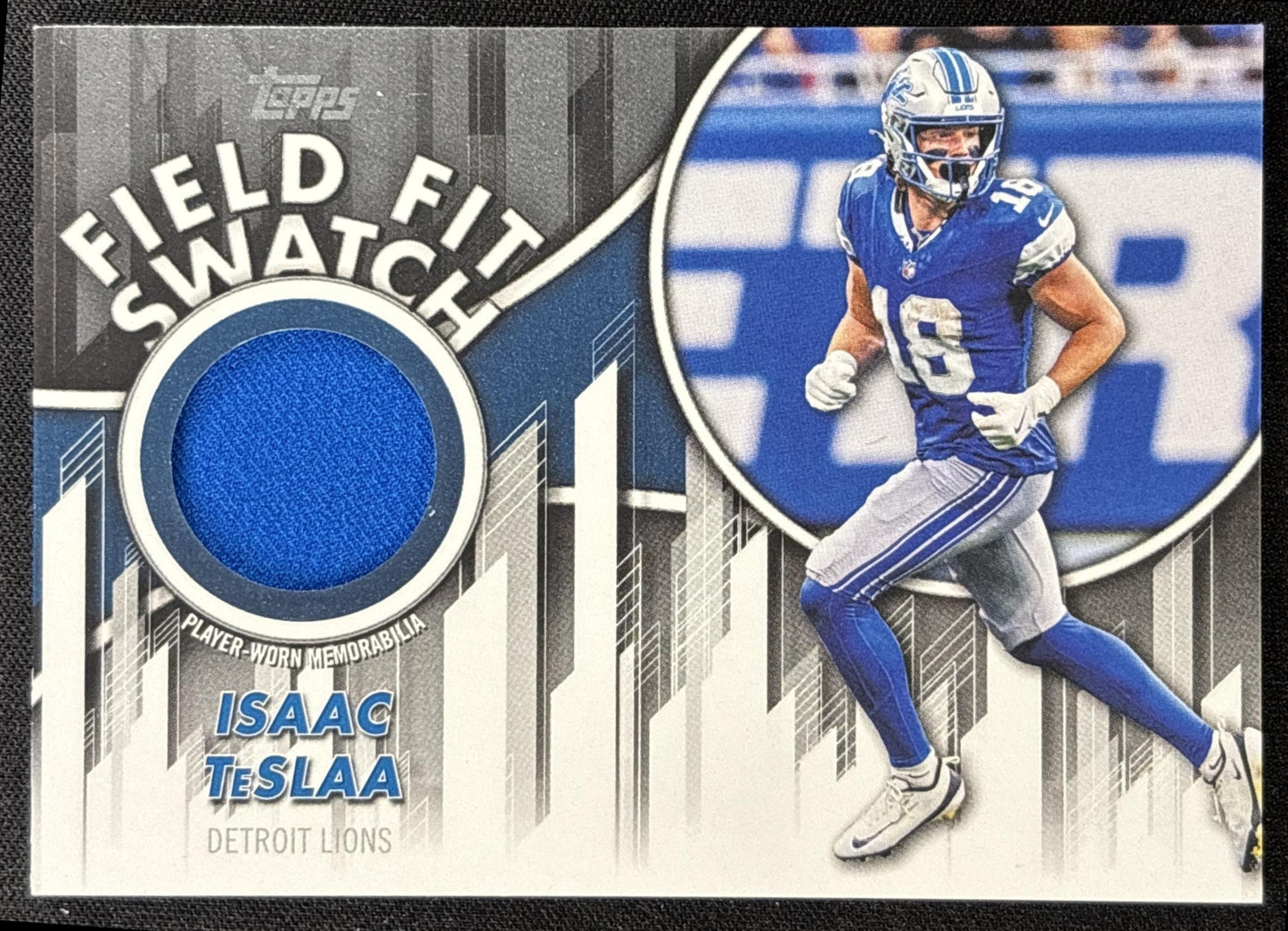 Isaac TeSlaa 2026 Topps Field Fit Swatch Collection Lions