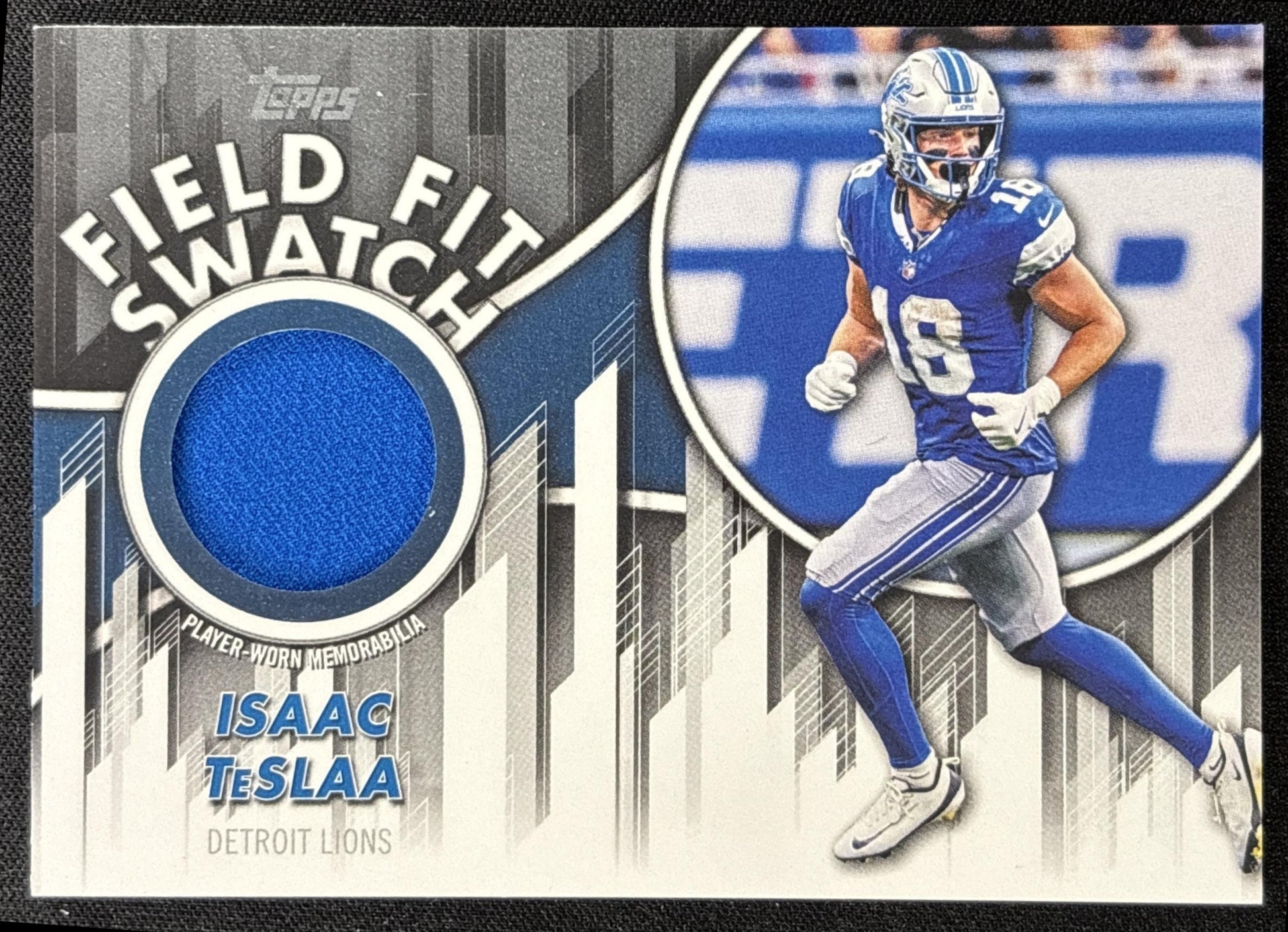 Isaac TeSlaa 2026 Topps Field Fit Swatch Collection Lions