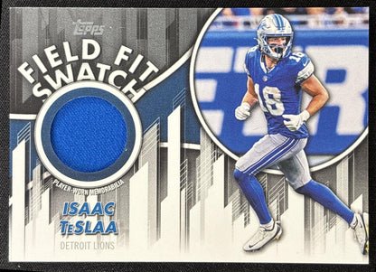 Isaac TeSlaa 2026 Topps Field Fit Swatch Collection Lions